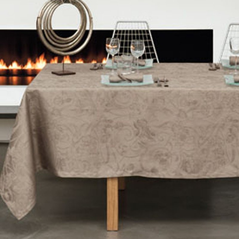 Nappe De Table - En Tissu, Rectangulaires, Carrées - Linge De Table -  Grise, 100X100 Cm[H1883] - Cdiscount Maison