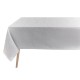 Tissu nappe au metre Tivoli Perle pur lin laize 180cm, Le Jacquard Français