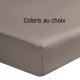 Drap housse satin de coton Bio uni luxe Teophile, Alexandre Turpault