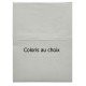 Drap plat uni satin de coton Bio Teophile