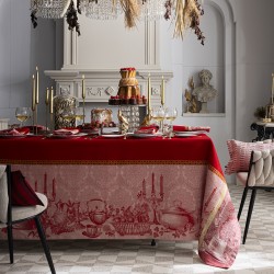 Nappe de Noël coton Festin Scala, Le Jacquard Français