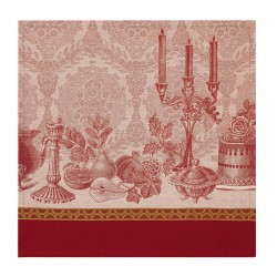 Serviettes de table de Noël Festin Scala, Le Jacquard Français