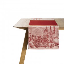 Chemin de table de Noël coton Festin Scala, Le Jacquard Français