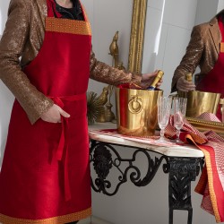 Tablier de cuisine coton Festin Scala, Le Jacquard Français