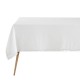 Nappes de table coton et lin Nuances Blanc, Le Jacquard Français 