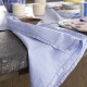 Serviettes de table coton et lin Nuances Denim, Le Jacquard Français