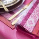 Nappes Mumbai Fuchsia, Le Jacquard Français