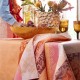 Nappes Mumbai Marigold, Le Jacquard Français