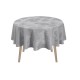 Nappe sur mesure Souveraine Argent pur lin laize 180cm, Le Jacquard Français