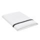 Drap plat satin de coton 157 fils/cm² Apparat Fusain