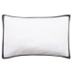 Taie d'oreiller rectangle satin de coton 157 fils/cm² Apparat Fusain