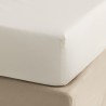 Le Jacquard Français - Drap housse B35 percale de coton unie 80 fils/cm² Victoria Jasmin