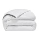 Housse de couette satin de coton 157 fils/cm² Apparat Fusain