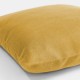 Housses de coussin jacquard coton uni Bastide Curry, Garnier-Thiébaut 