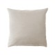 Housses de coussin jacquard coton uni Bastide Lin, Garnier-Thiébaut 