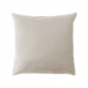 Housses de coussin jacquard coton uni Bastide Lin, Garnier-Thiébaut (par 2)