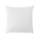 Housses de coussin jacquard coton uni Bastide Neige, Garnier-Thiébaut 