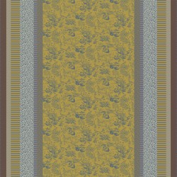 Nappe enduite sur mesure Mille Vergers Mordoré, laize 155cm, Garnier-Thiébaut