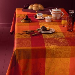 Nappe enduite sur mesure Mille Senteurs Epices, laize 155cm, Garnier-Thiébaut