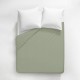  Housse de couette unie en satin de coton 120 fils/cm² Ava Lichen