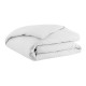 Housse de couette unie Tout Doux Blanc, Essix