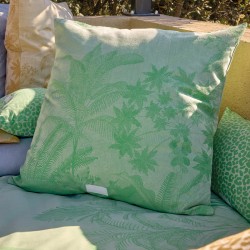 Housses de coussin Sinharâja Jungle, Le Jacquard Français