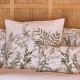 Le Jacquard Français - Taies d'oreiller imprimées en percale de coton 122 fils/cm² Jardin d'Eden Lierre