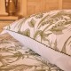 Le Jacquard Français - Taies d'oreiller imprimées en percale de coton 122 fils/cm² Jardin d'Eden Lierre