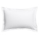 Taie d'oreiller rectangle 50x75 coton peigné 118 fils/cm² Portofino Bianco