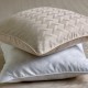 Taies d'oreiller jacquard en satin de coton 130 fils/cm² Adagio Lin