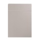 Garnier-Thiébaut - Drap plat uni en satin de coton 120 fils/cm² Ava Taupe