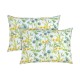 Taies d'oreiller en percale de coton 80 fils/cm² Aube Florale Prairie