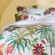 Garnier-Thiébaut - Ensemble Housse de couette + 2 Taies en percale de coton 80 fils/cm² Escales Paradis