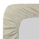 Garnier-Thiébaut - Drap housse en satin de coton 120 fils/cm² Ava Camel