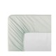 Garnier-Thiébaut -Drap housse uni en percale de coton 90 fils/cm² Olana Jade